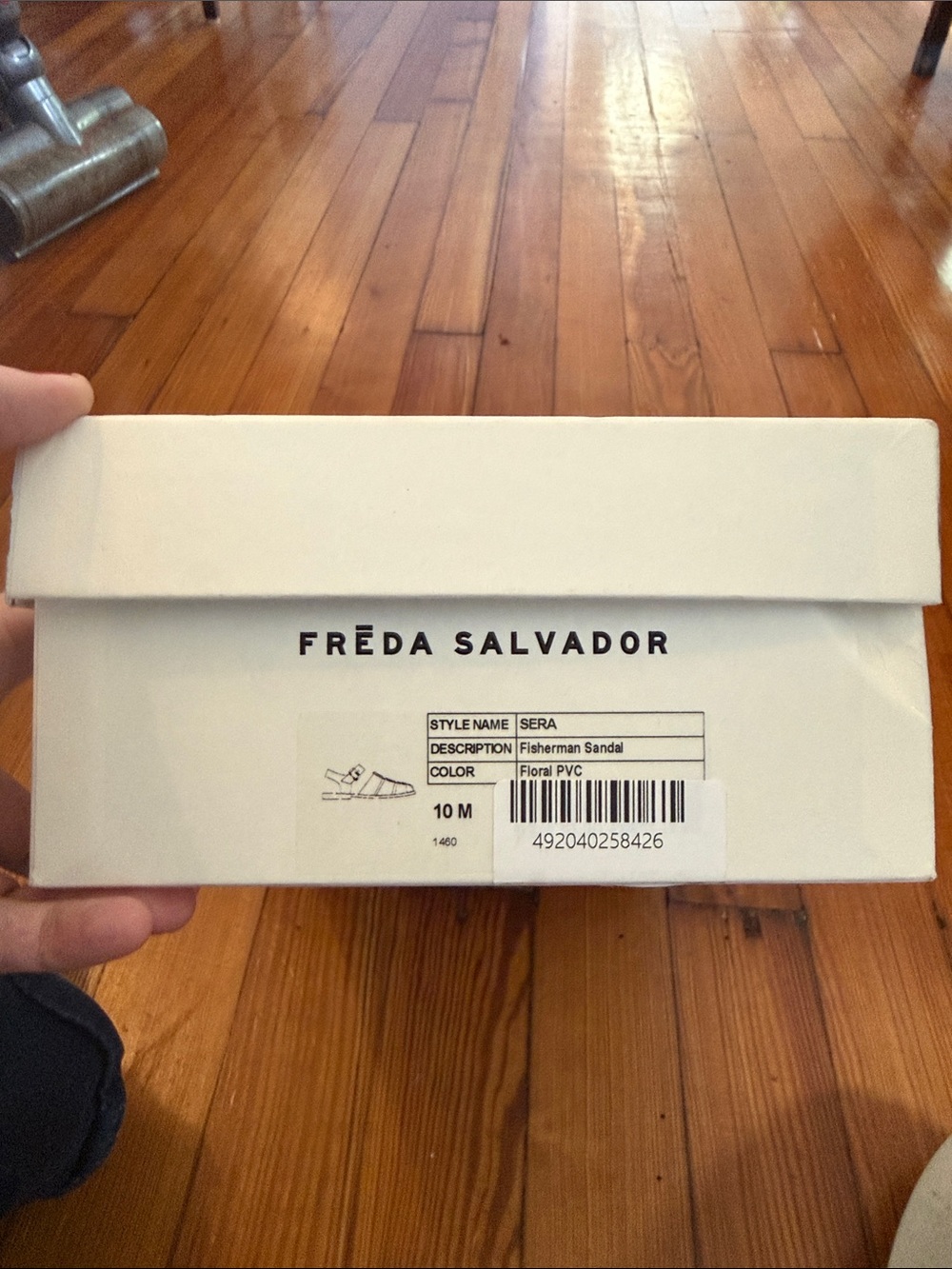 Freda Salvador - Sera Fisherman Sandal (Floral PVC) sz 10 - Picture 8 of 8